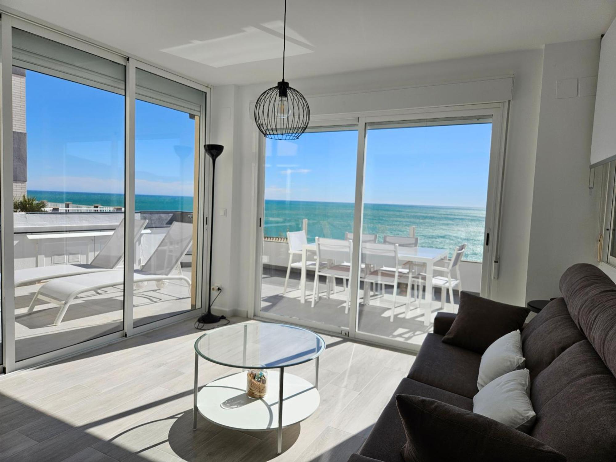 Fantástico Dúplex Con Vistas Impresionantes Al Mar Peníscola Exterior foto