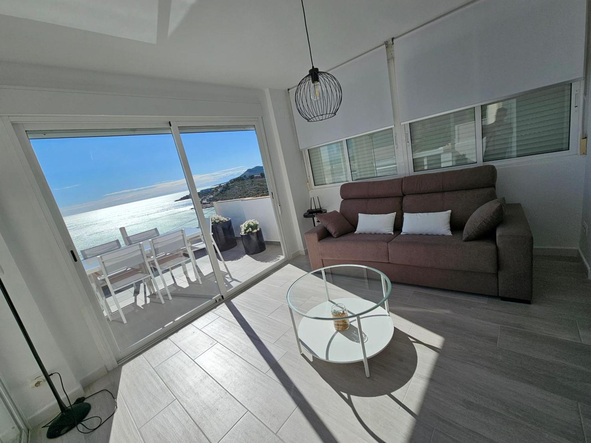 Fantástico Dúplex Con Vistas Impresionantes Al Mar Peníscola Exterior foto