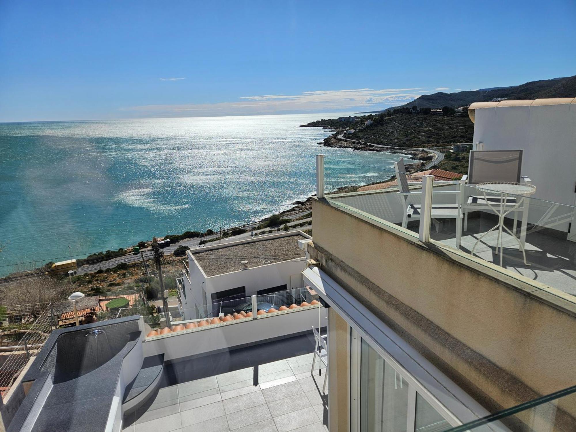 Fantástico Dúplex Con Vistas Impresionantes Al Mar Peníscola Exterior foto