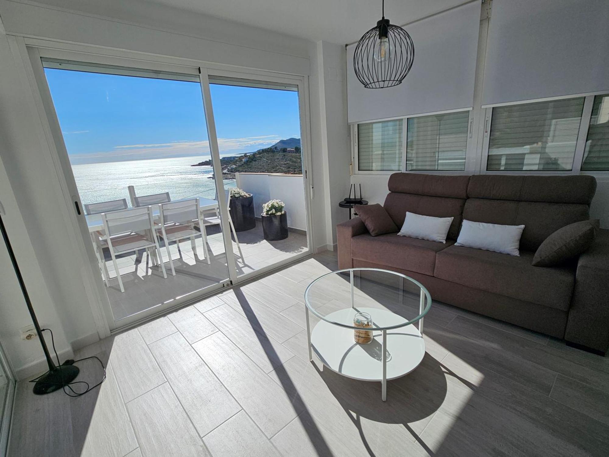 Fantástico Dúplex Con Vistas Impresionantes Al Mar Peníscola Exterior foto