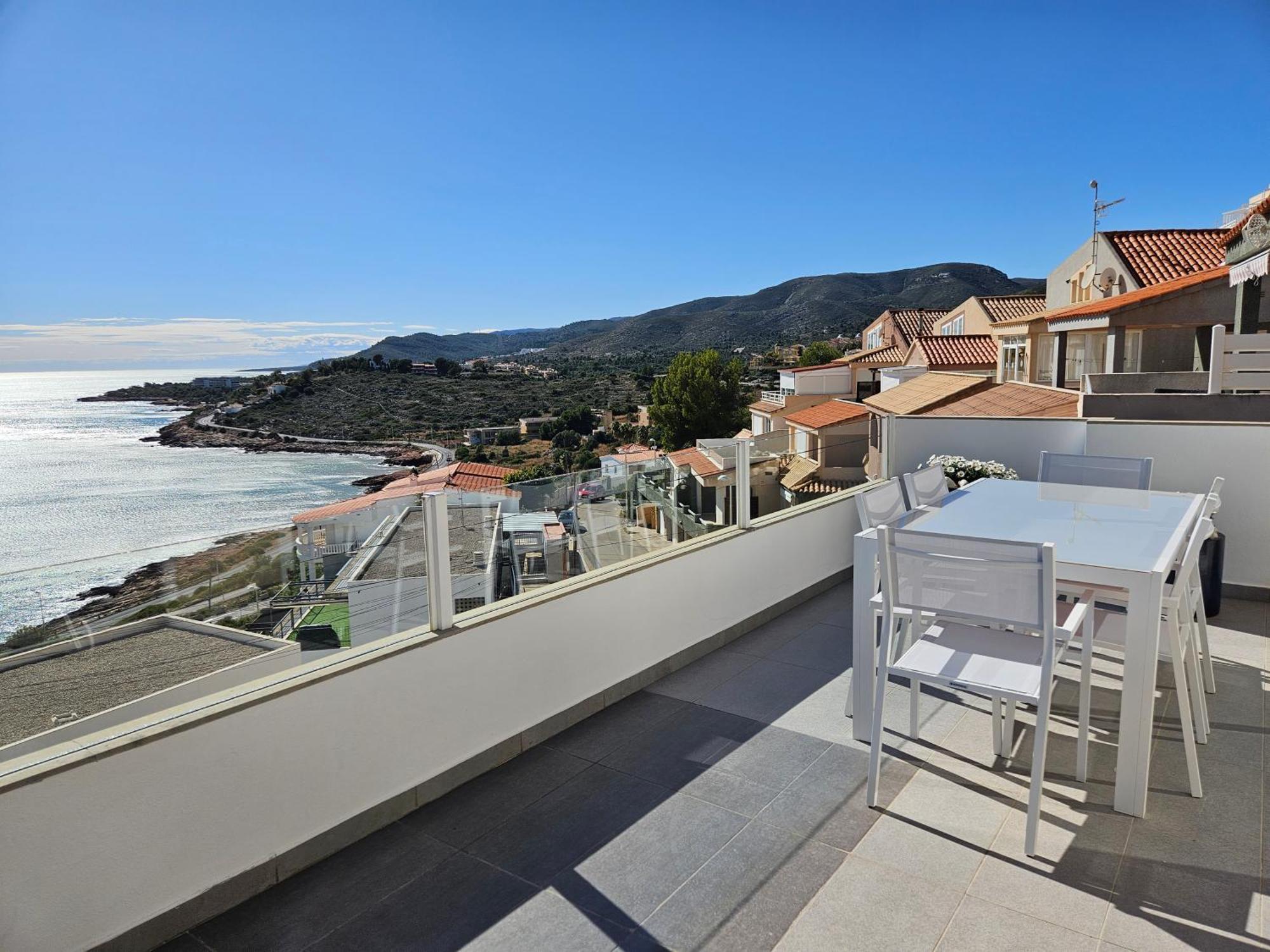 Fantástico Dúplex Con Vistas Impresionantes Al Mar Peníscola Exterior foto