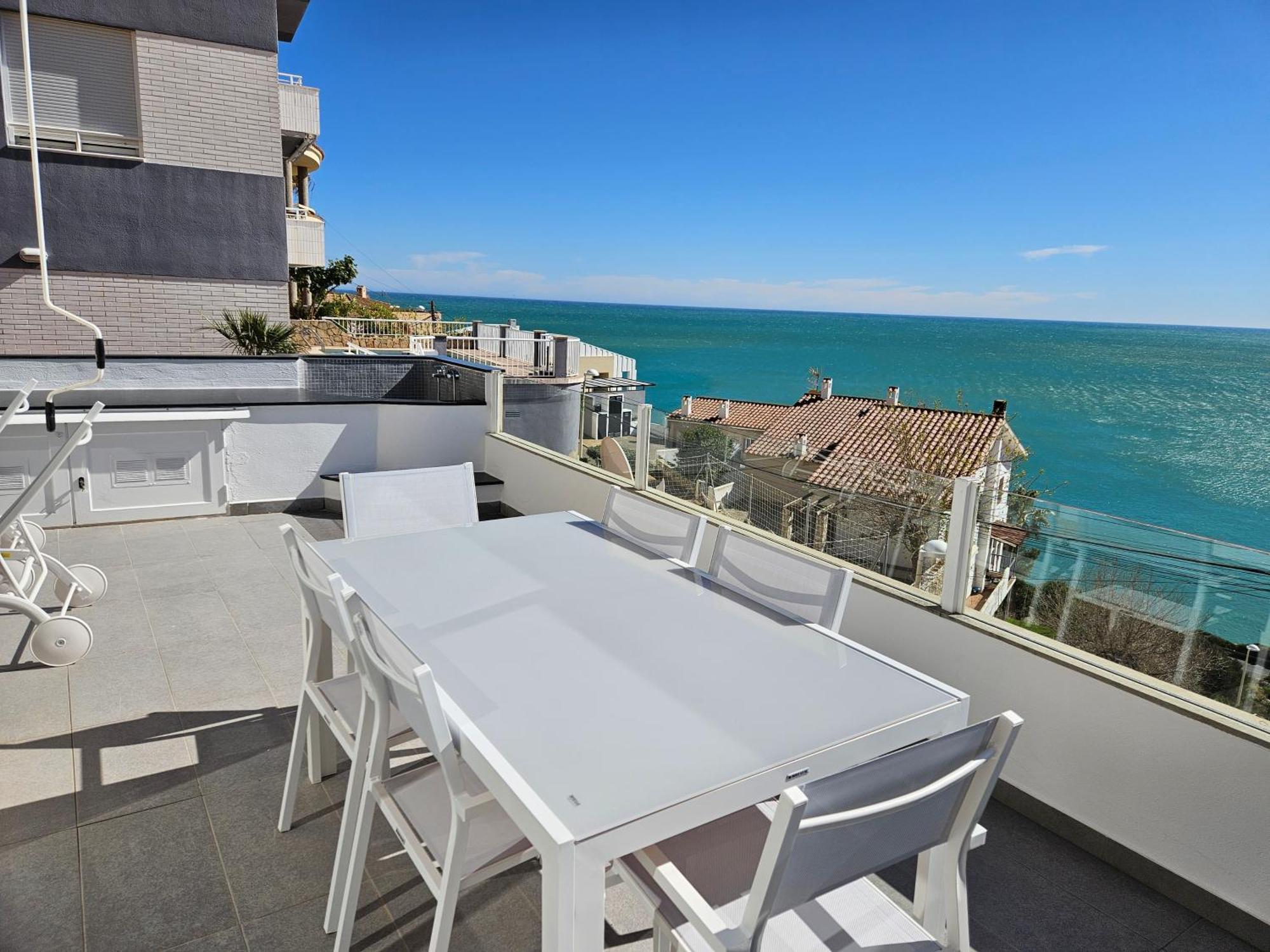 Fantástico Dúplex Con Vistas Impresionantes Al Mar Peníscola Exterior foto