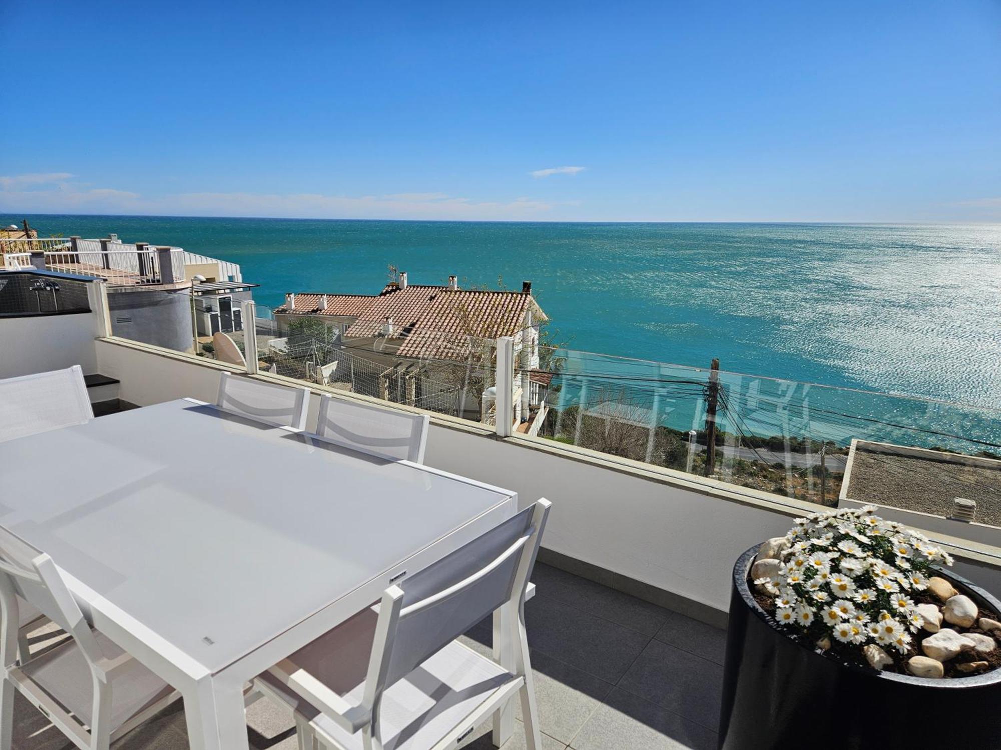 Fantástico Dúplex Con Vistas Impresionantes Al Mar Peníscola Exterior foto